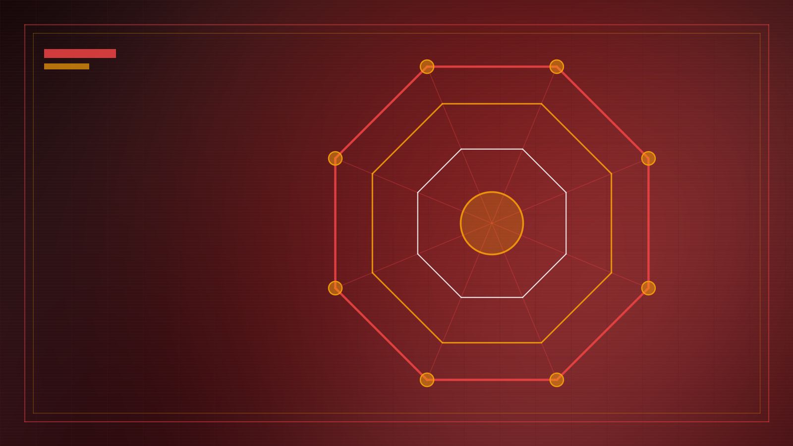 Fight Sport Report octagonal cage geometry and clinch leverage vector illustration